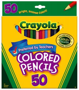 crayola colored pencils