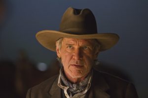 HARRISON FORD as the iron-fisted Colonel Dolarhyde in an event film for summer 2011 that crosses the classic Western with the alien-invasion movie in a blazingly original way: ?Cowboys & Aliens?.