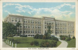 Rockland High School (1934 postcard)