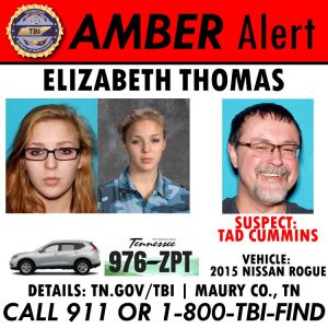 Amber Alert for Elizabeth Thomas