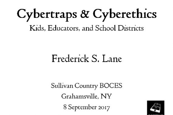 Cover Slide for Cybertraps & Cyberethics [2017-09-08]