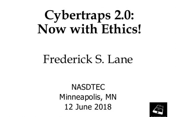 Cover Slide for Cybertraps 2.0: Now with Ethics! [2018-06-12]