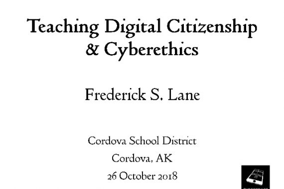 [Slide] 2018-10-26 Teaching Digital Citizenship & Cyberethics